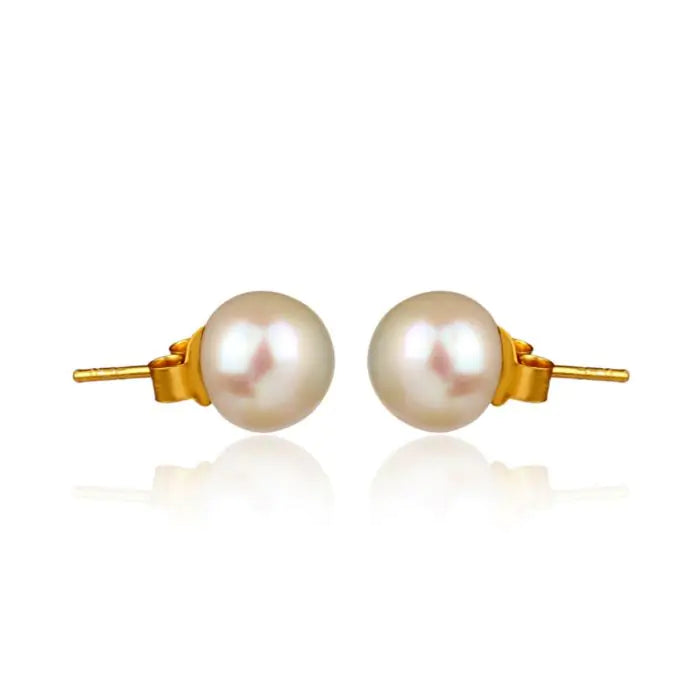 Classic Pearl Studs-4