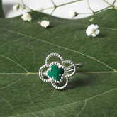 4 Leaf Clover Ring - Silver-1