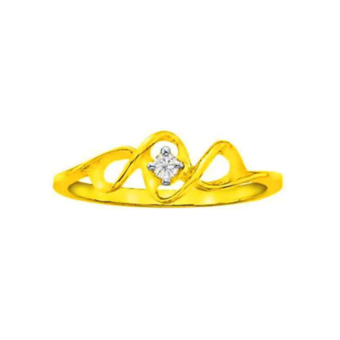 Surat Diamonds Tango Twins Diamond Style Diva Ring