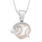 Surat Diamonds Rose Quartz & Sterling Silver Pendant