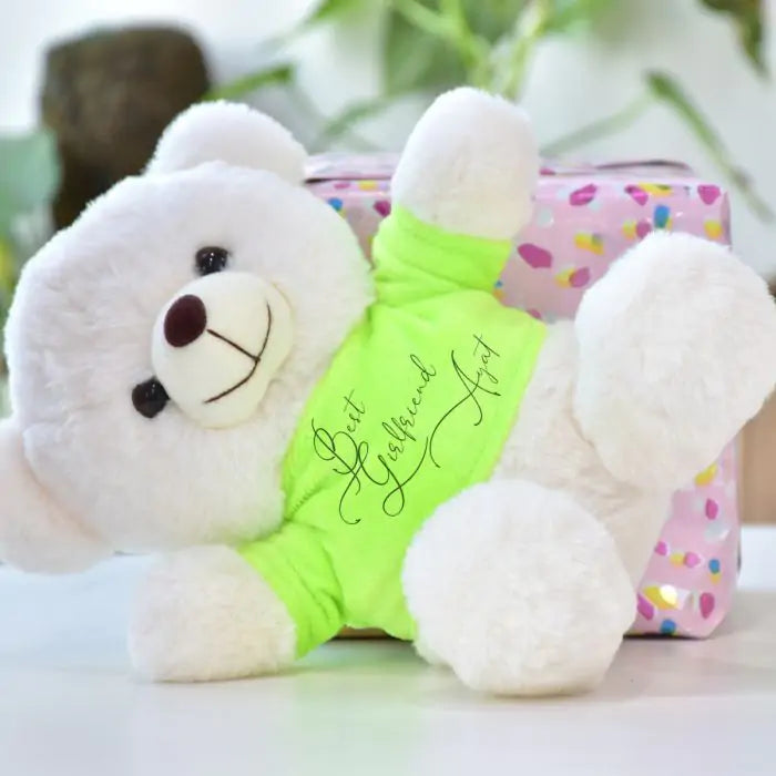 Personalized Best Girlfriend With Name Teddy Bear for Girlfriend-3