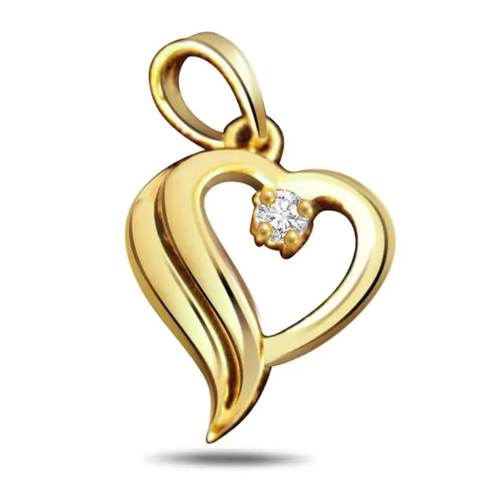 Surat Diamonds Tender Heart Pendant