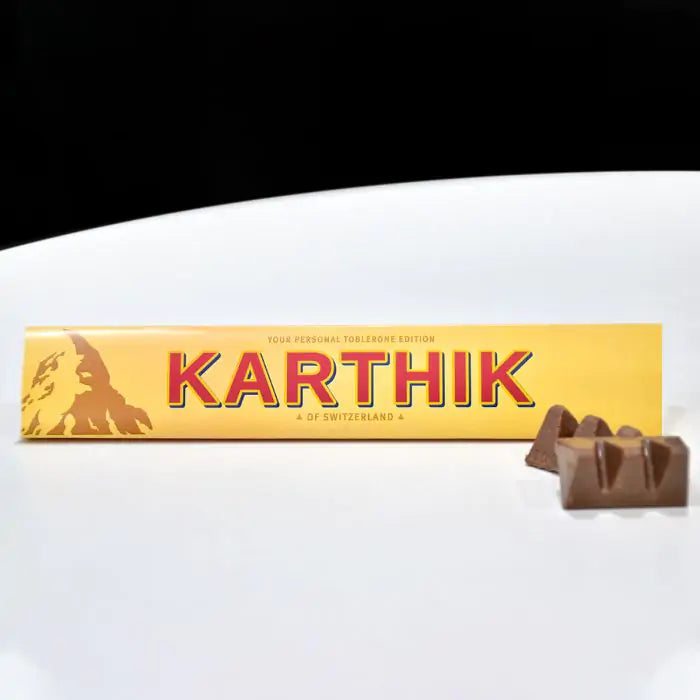 Toblerone With Personalised Sleeve