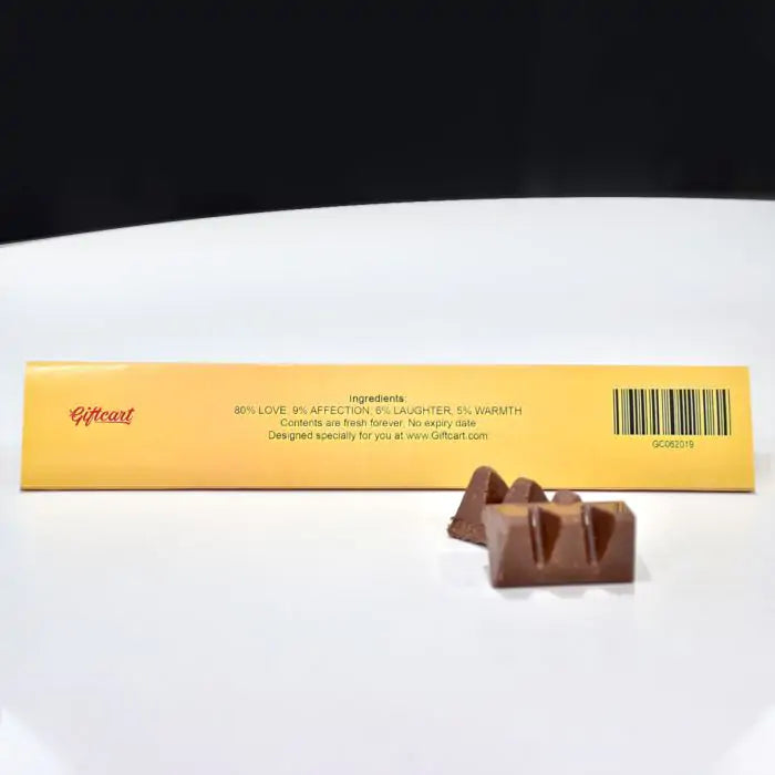 Toblerone With Personalised Sleeve