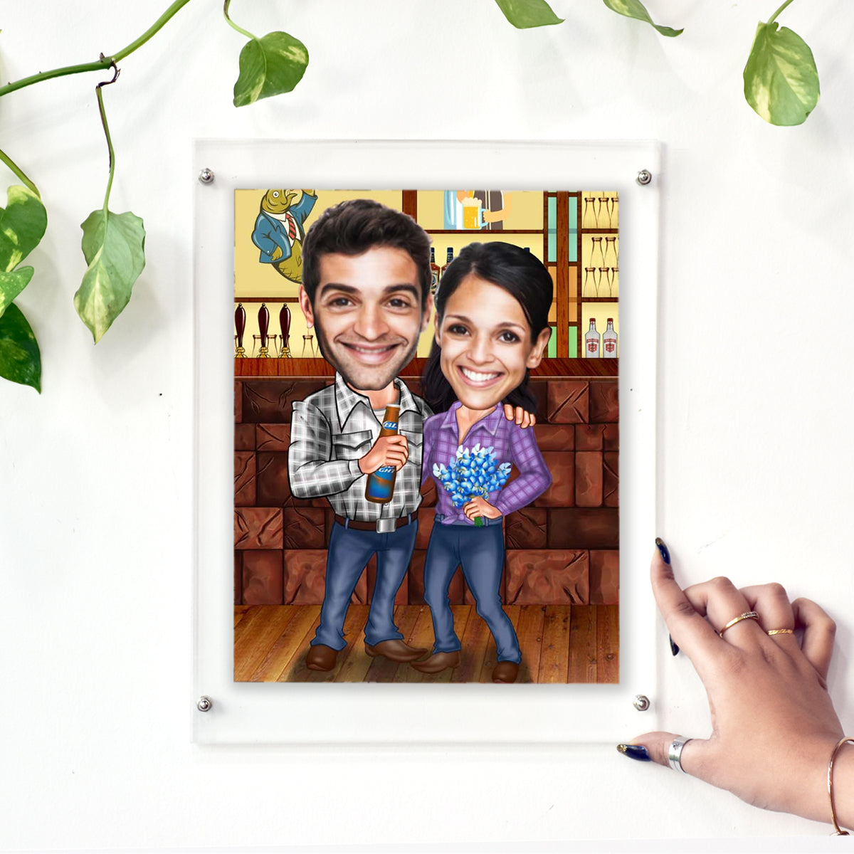 Personalised Couple Caricature Frame