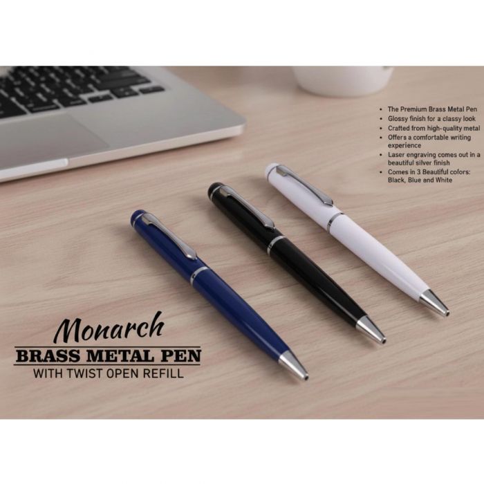 Monarch Brass Metal Twist Pen