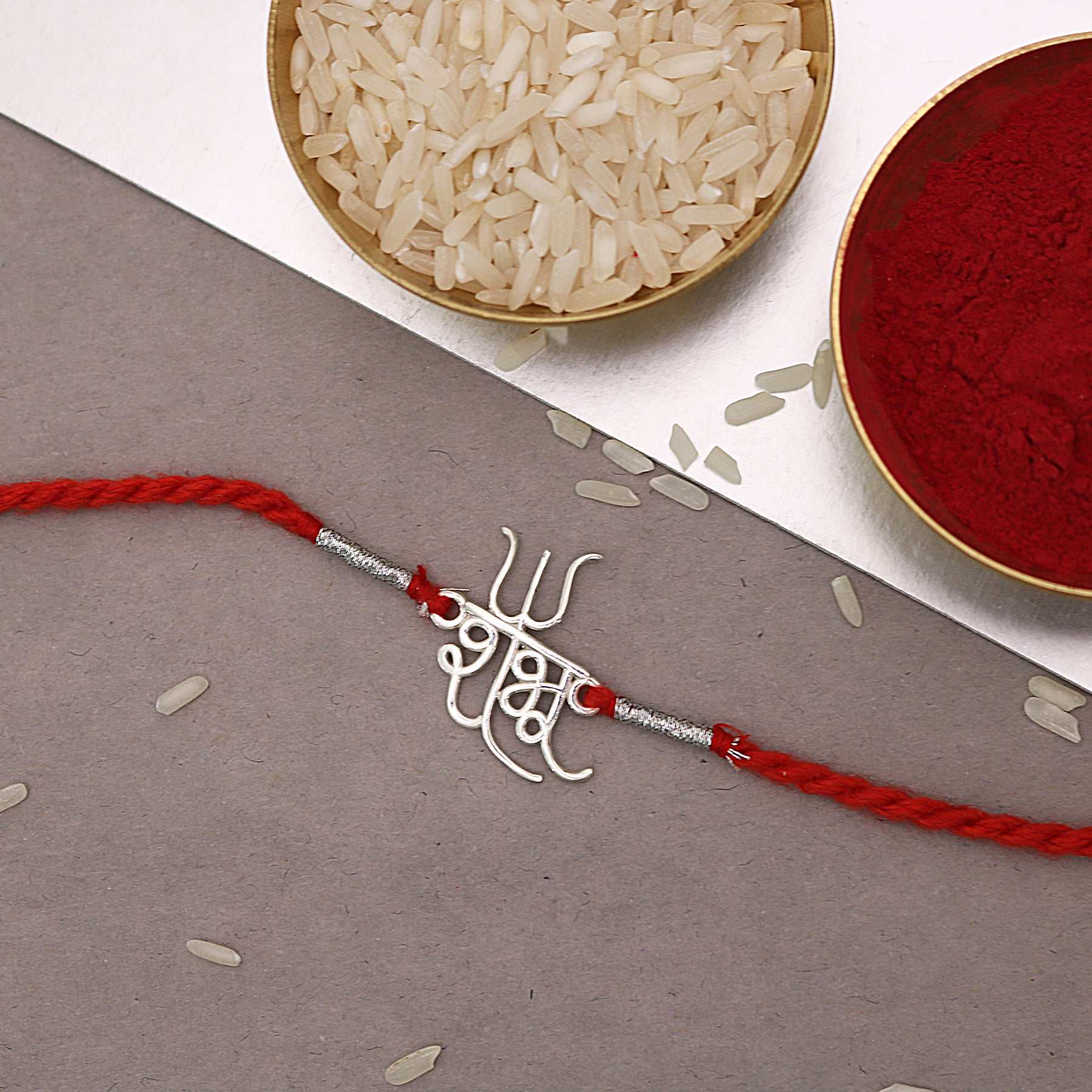 Silver Shambhu Rakhi