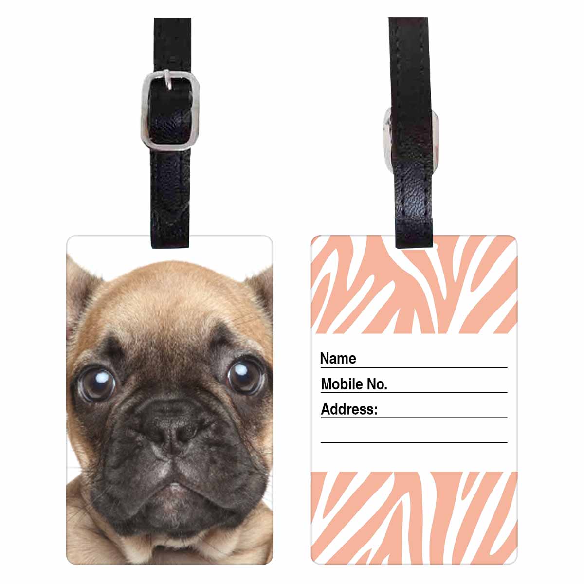 Personalised Pet Face Luggage Tag