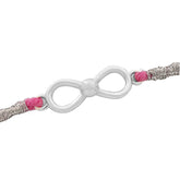 Bow Infinite Silver Rakhi