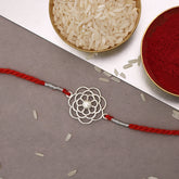 Silver Marigold Rakhi