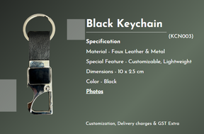 Black keychain
