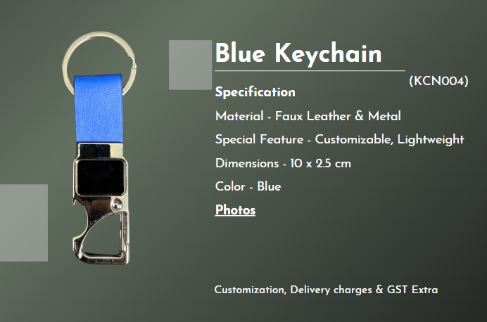 Blue Keychain