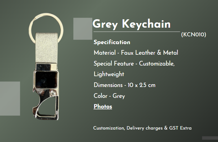 Grey Keychain