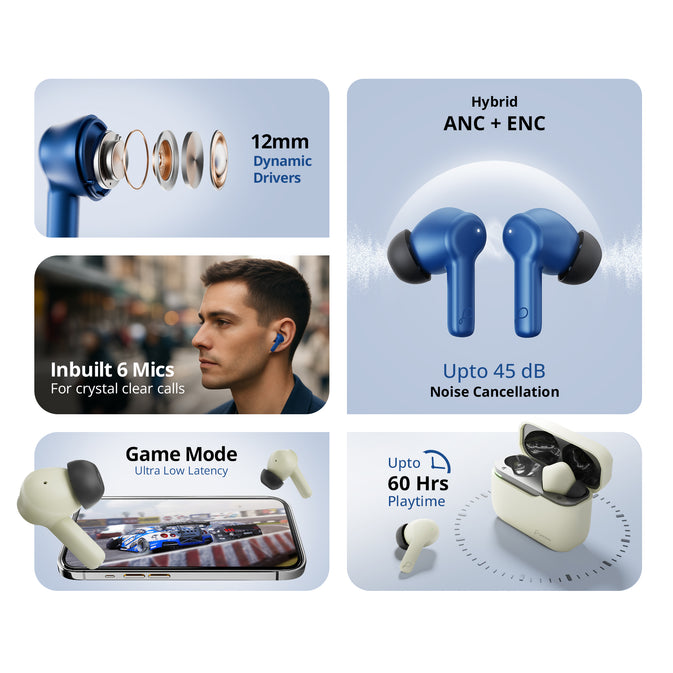 Pebble Luxe Buds X1 Earbuds