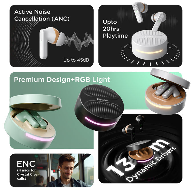 Pebble Blissbuds Hue