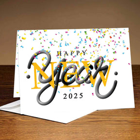 New Year Greeting Card 2025