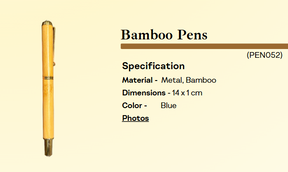 Premium Bamboo Pen