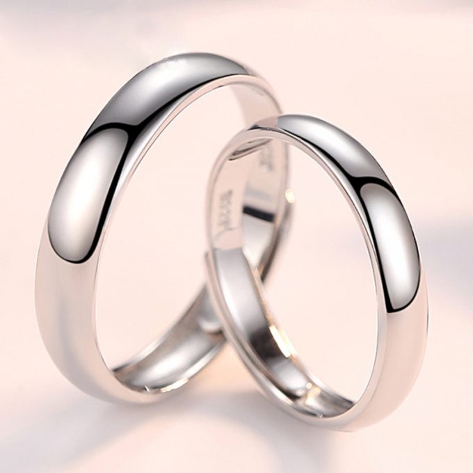 Manufacturer of 22kt couple plain designer rings | Jewelxy - 238464