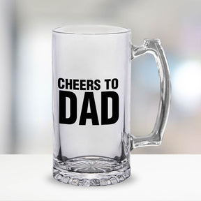 Cheers to Dad Frosted Beer Mug