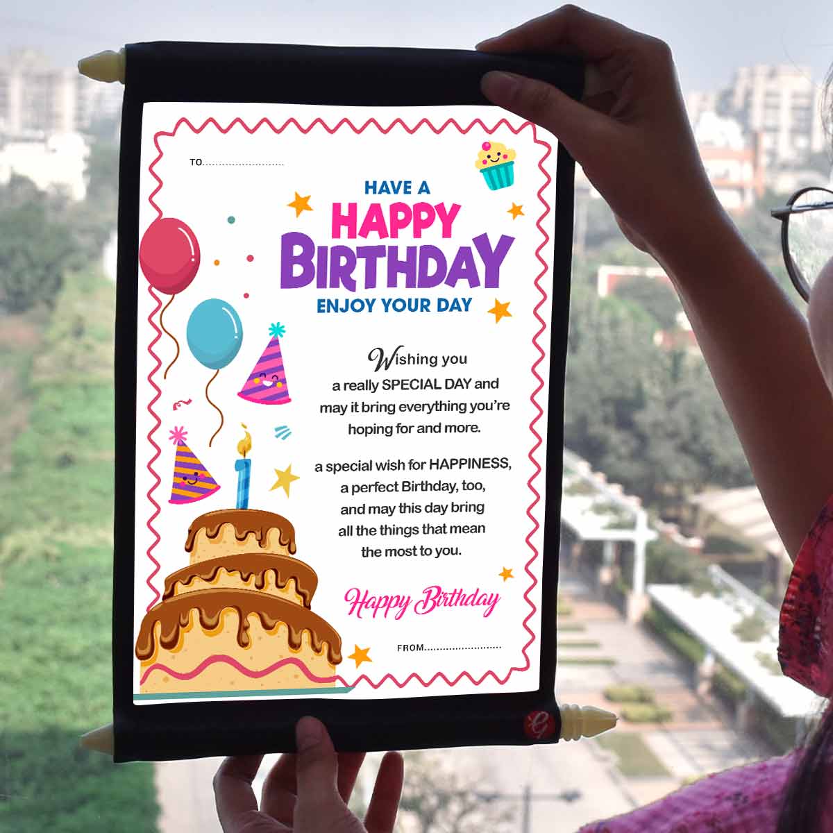 Personalised Birthday Special Scroll