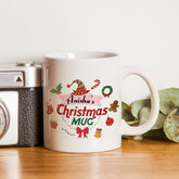 Personalized Name Printed Coffee Mug for Merry Christmas