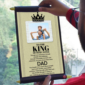 Personalised Father's Day Scroll