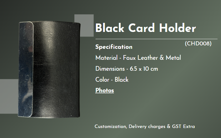 Black card holder