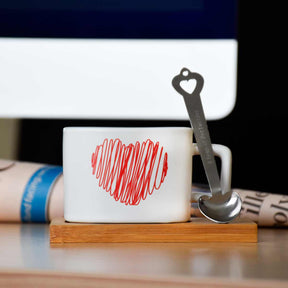 Heart Couple Coffee Mug Gift for Valentine's Day