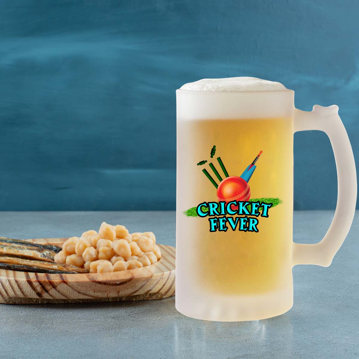 Cricket Love Beer Mug 600ml - Beer Lover Gift