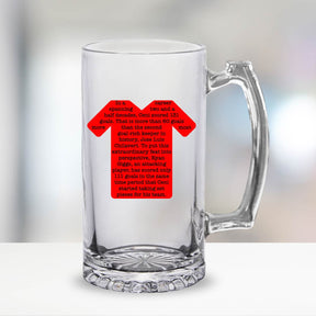 Record-Breaking Football Beer Mug - Ceni