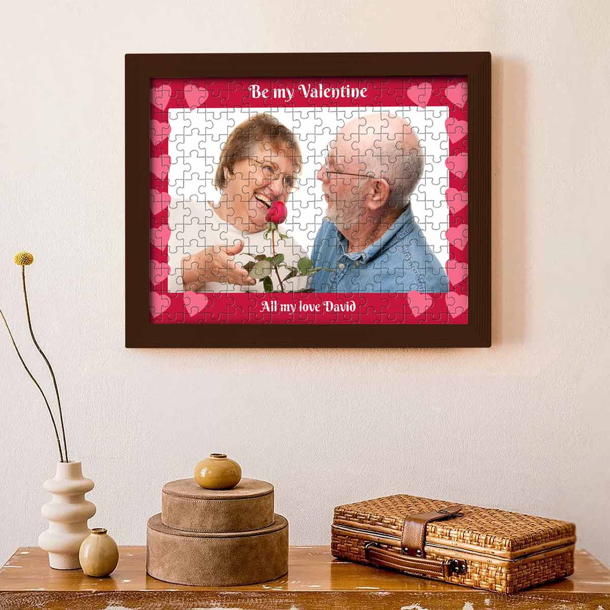 Personalised Valentine Jigsaw Keepsake