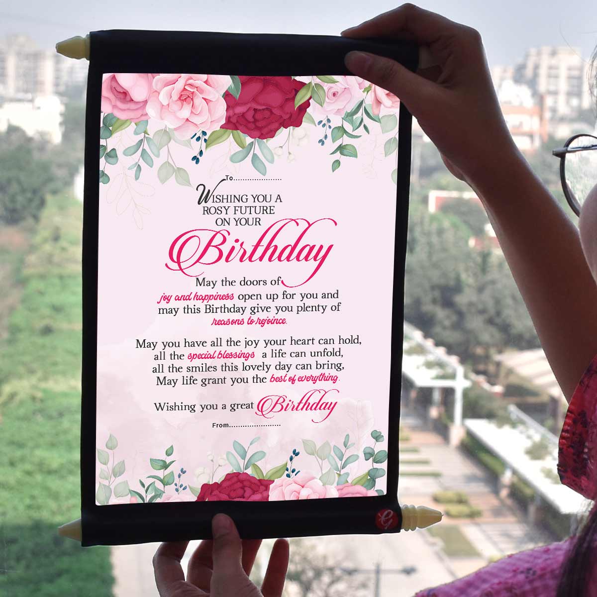 Personalised Birthday Scroll