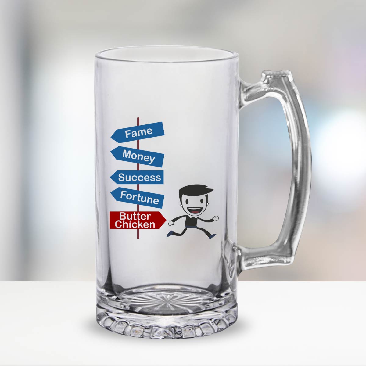 Butter Chicken Beer Mug 600ml - Beer Lover Gift