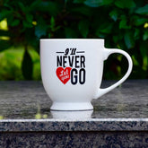 I Will Never Let You Go Coffee Mug Gift for Valentine's Day