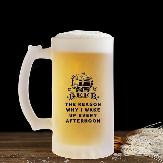 The Reason Frosted Beer Mug