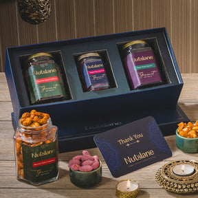 Roohi (BBQ Almond - 180 Gram , Paan Raisins - 200 Gram , Salsa cashews - 80 Gram)