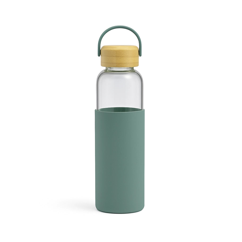 Silicon glass bottle
