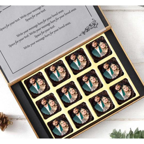 Wedding Anniversary Personalised Photo Chocolate