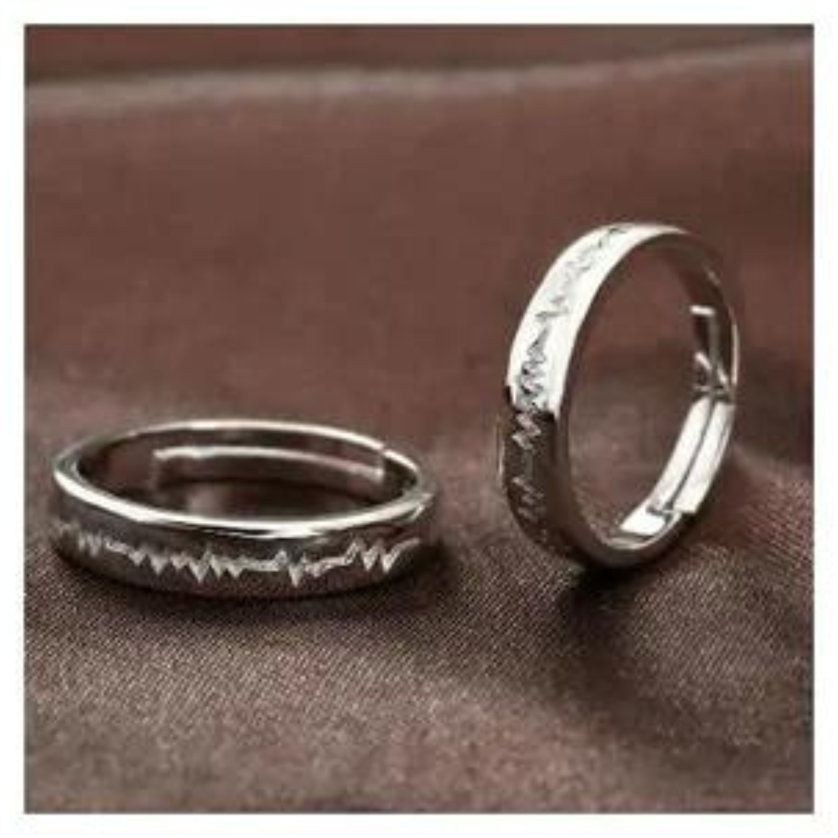 Matching Rings In Silver For Couples-2
