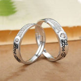 Sterling Silver Interlocking Couples Rings-1