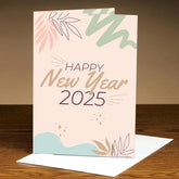 Happy New Year Greeting Card for 2025