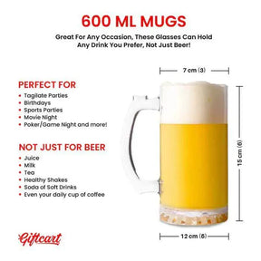 Beauty Is in The Eye Of The Beer Holder Frosted Beer Mug