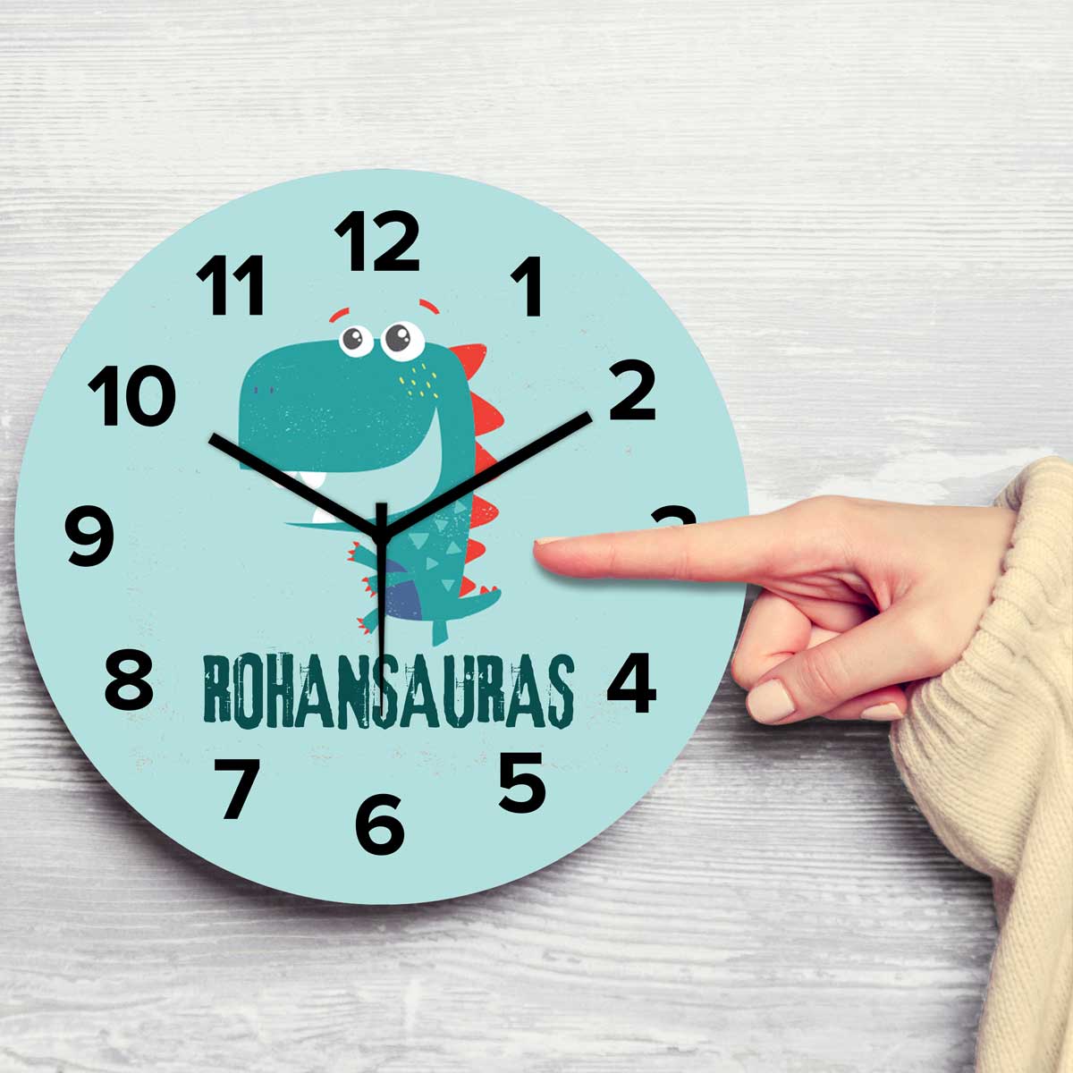 Personalised Namesaurus Clock