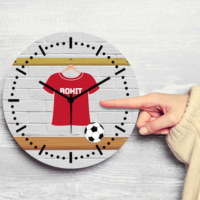 Personalised Football Love Clock