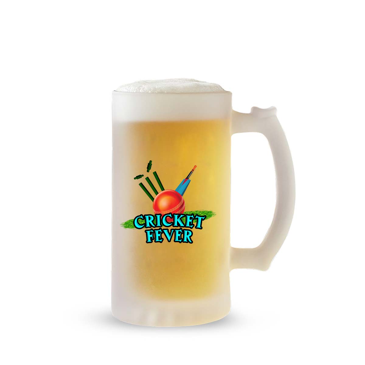 Cricket Love Beer Mug 600ml - Beer Lover Gift