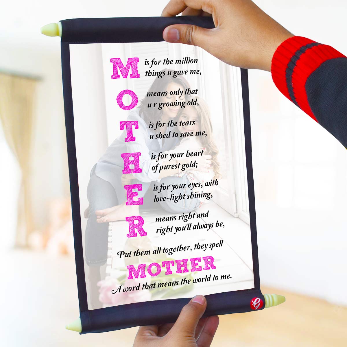 Personalised Happy Mother's Day Scroll