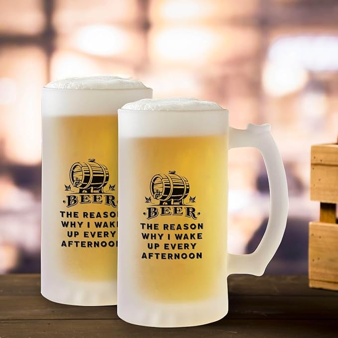 The Reason Frosted Beer Mug