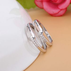 Infinity Promise Silver Rings For Couples