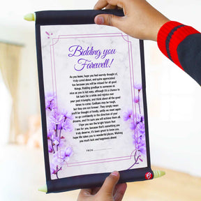 Personalised Bidding You Farewell