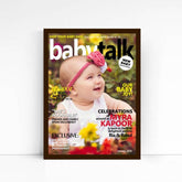 Baby Talk New Baby Personalised Magazine Cover